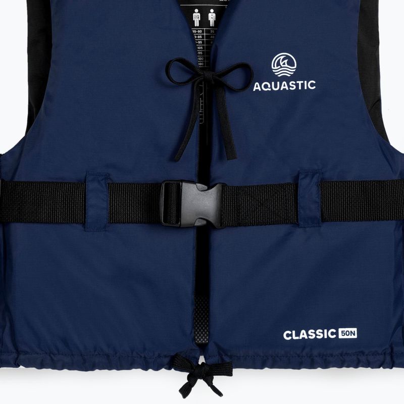 Жилет страхувальний AQUASTIC Classic 50N блакитний 3