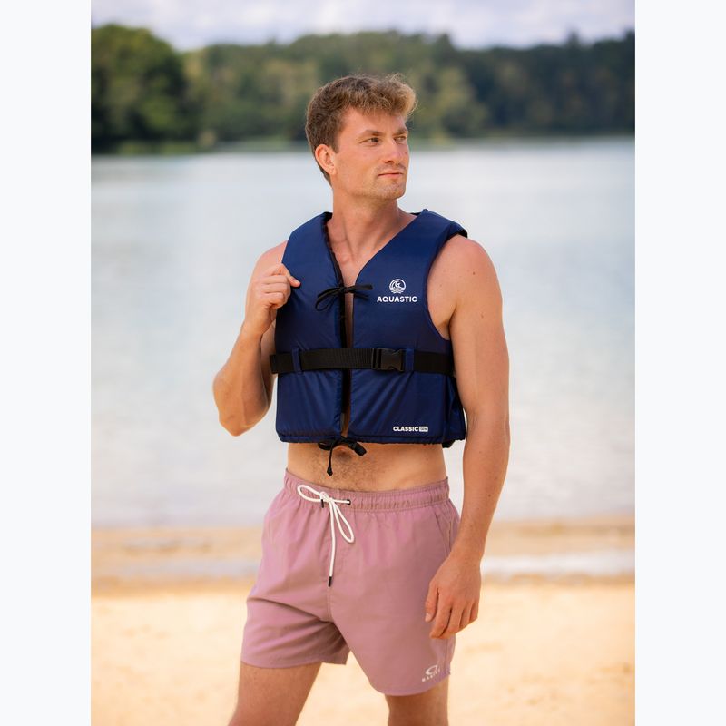 Жилет страхувальний AQUASTIC Classic 50N блакитний 8