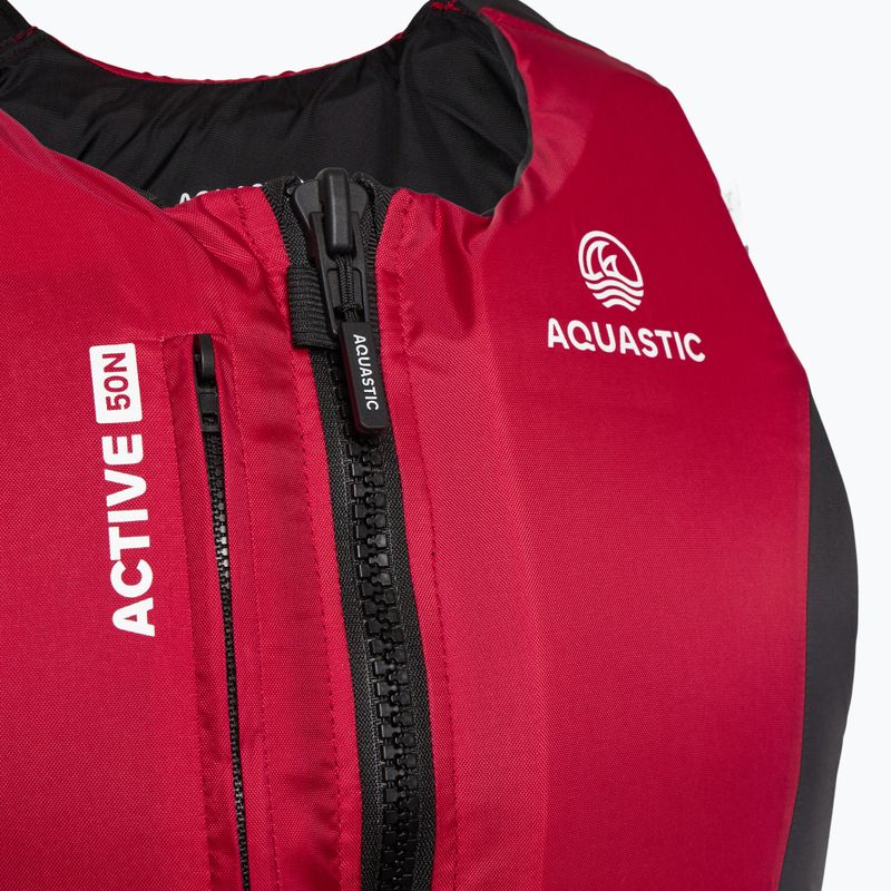 Жилет страхувальний AQUASTIC Active 50N червоний 3