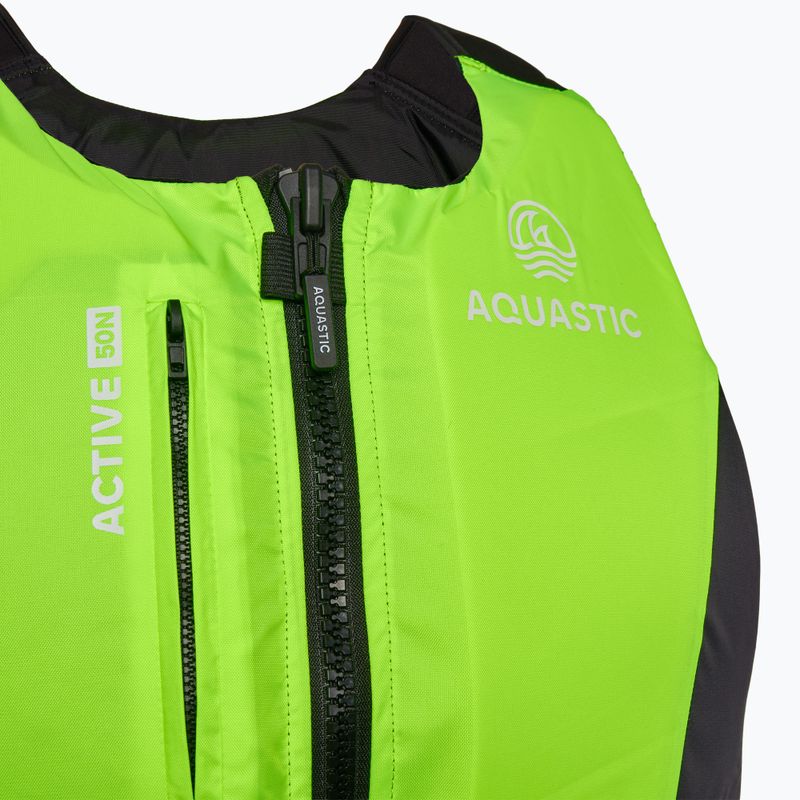 Жилет страхувальний AQUASTIC Active 50N жовтий 3