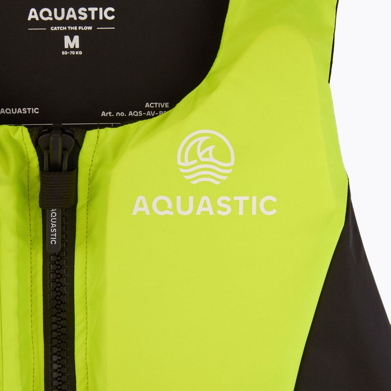 Жилет страхувальний AQUASTIC Active 50N жовтий 3