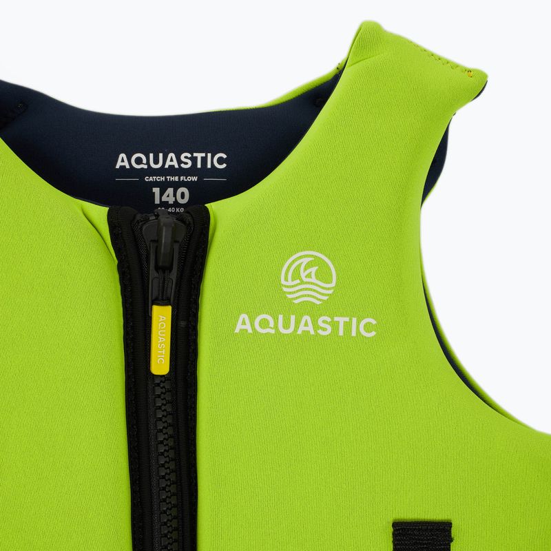 Жилет страхувальний дитячий AQUASTIC Youth 50N зелений 3