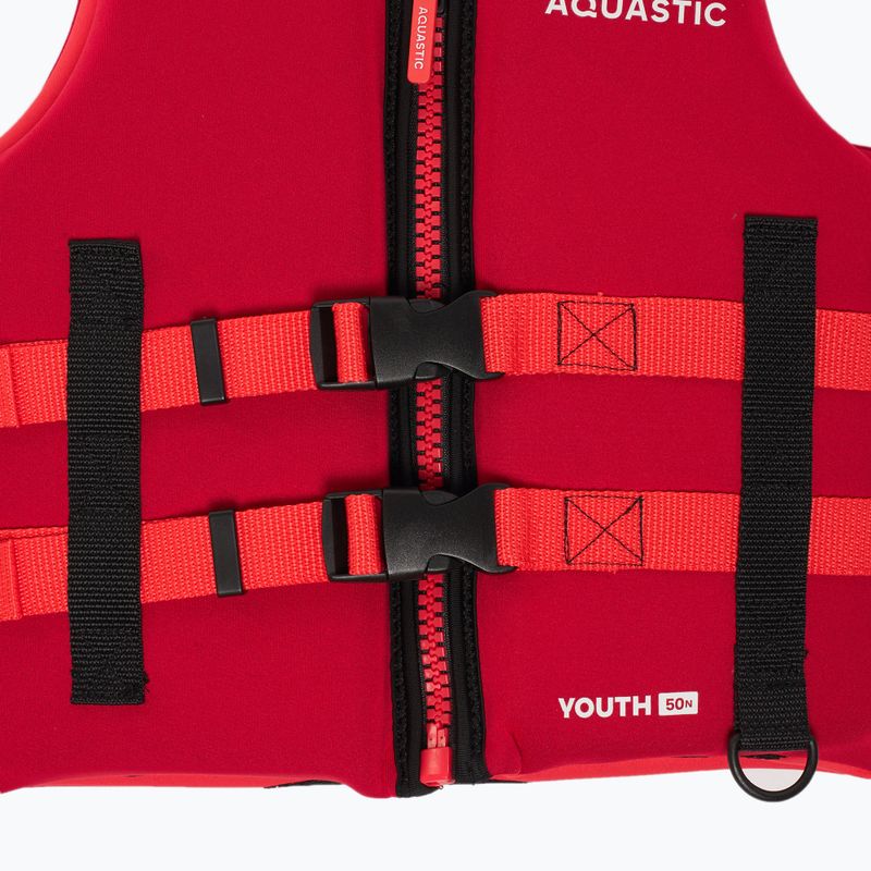 Жилет страхувальний дитячий AQUASTIC Youth 50N червоний 4