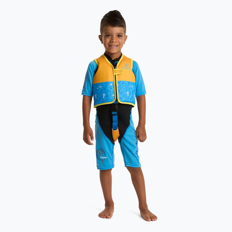 Жилет страхувальний дитячий AQUASTIC Junior блакитний 4