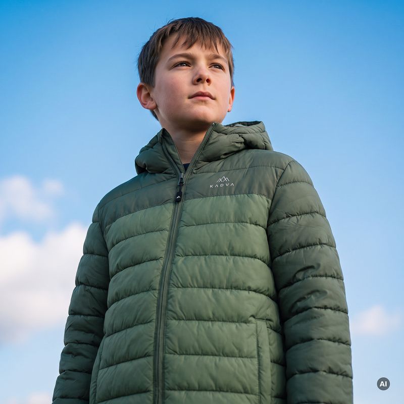 Дитяча утеплена куртка KADVA Snoway JRG зелений 6