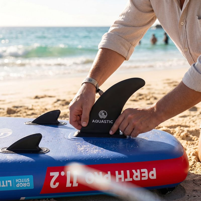 Плавник для дошки SUP AQUASTIC SLIDE-IN 9" чорний 4