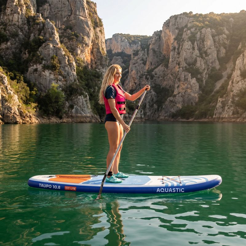 Набір дошка SUP надувна AQUASTIC Taupo 10'8" allround blue 20