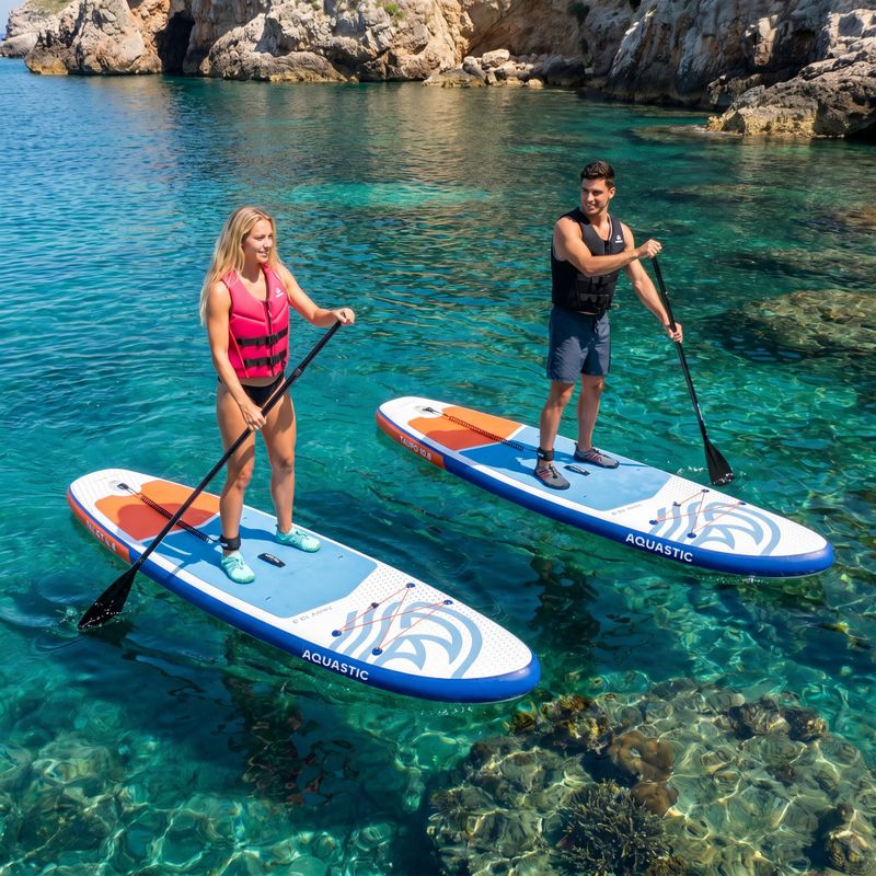 Набір дошка SUP надувна AQUASTIC Taupo 10'8" allround blue 21