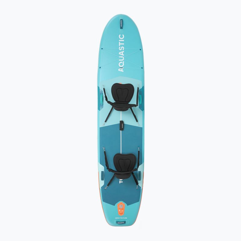 Набір дошка SUP надувна AQUASTIC Tourer 12'0" 2-os green 3
