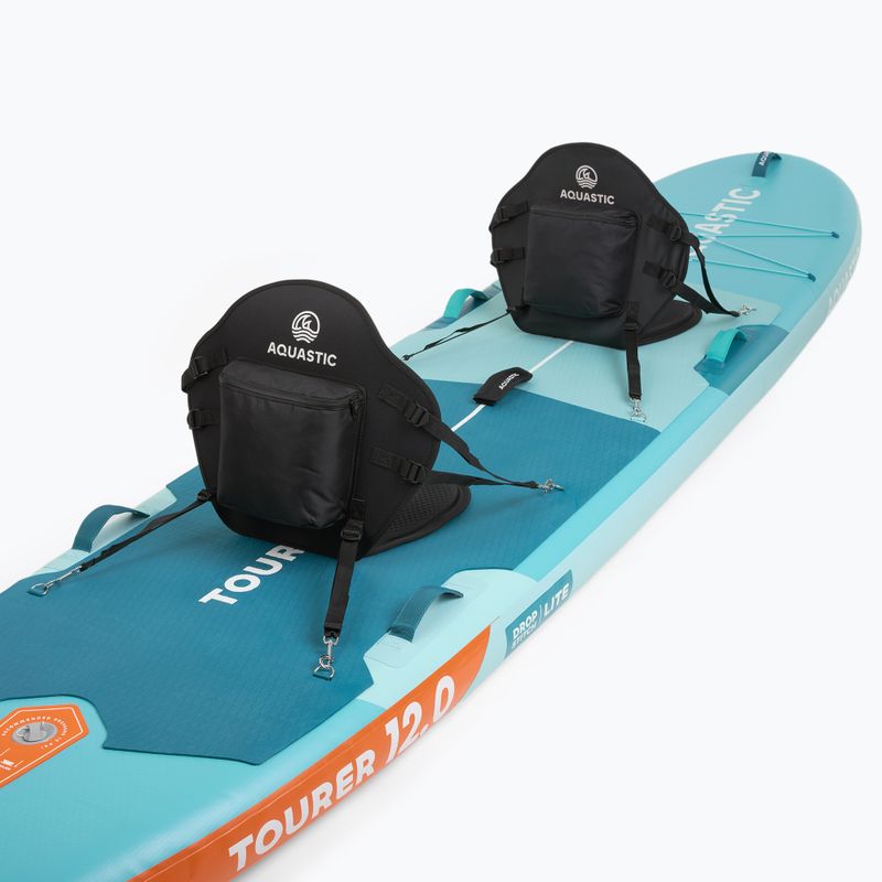 Набір дошка SUP надувна AQUASTIC Tourer 12'0" 2-os green 12