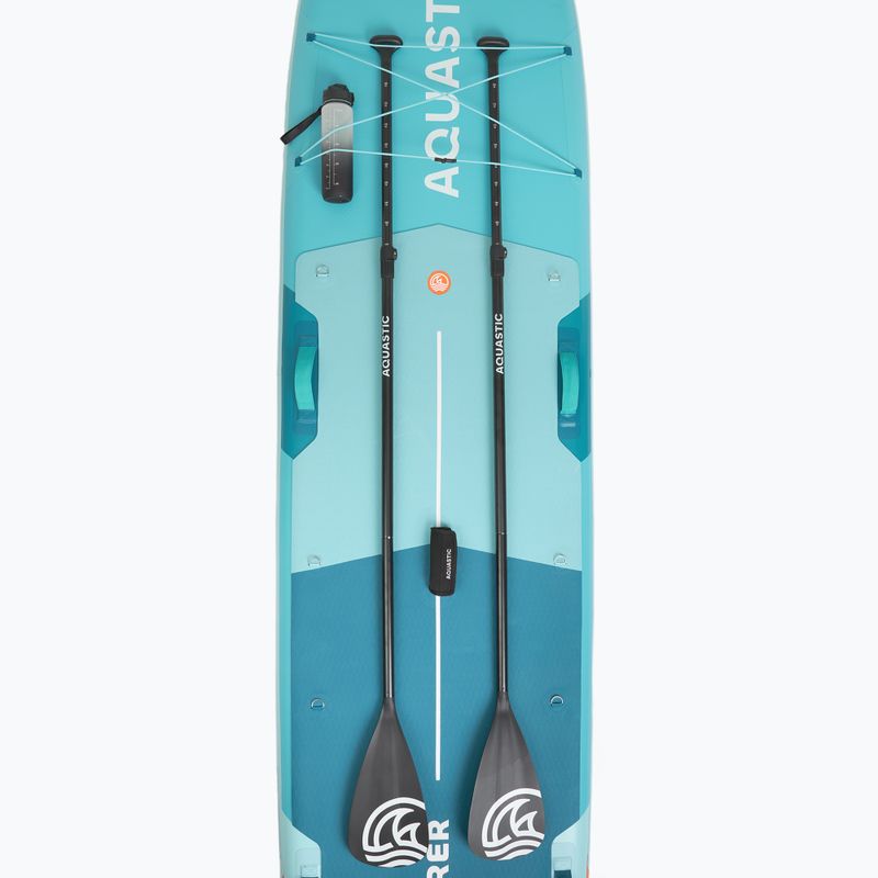 Набір дошка SUP надувна AQUASTIC Tourer 12'0" 2-os green 13