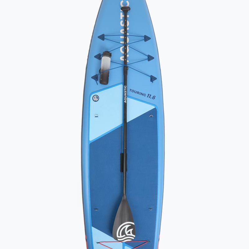 Набір дошка SUP надувна AQUASTIC Touring 11'6" blue 13
