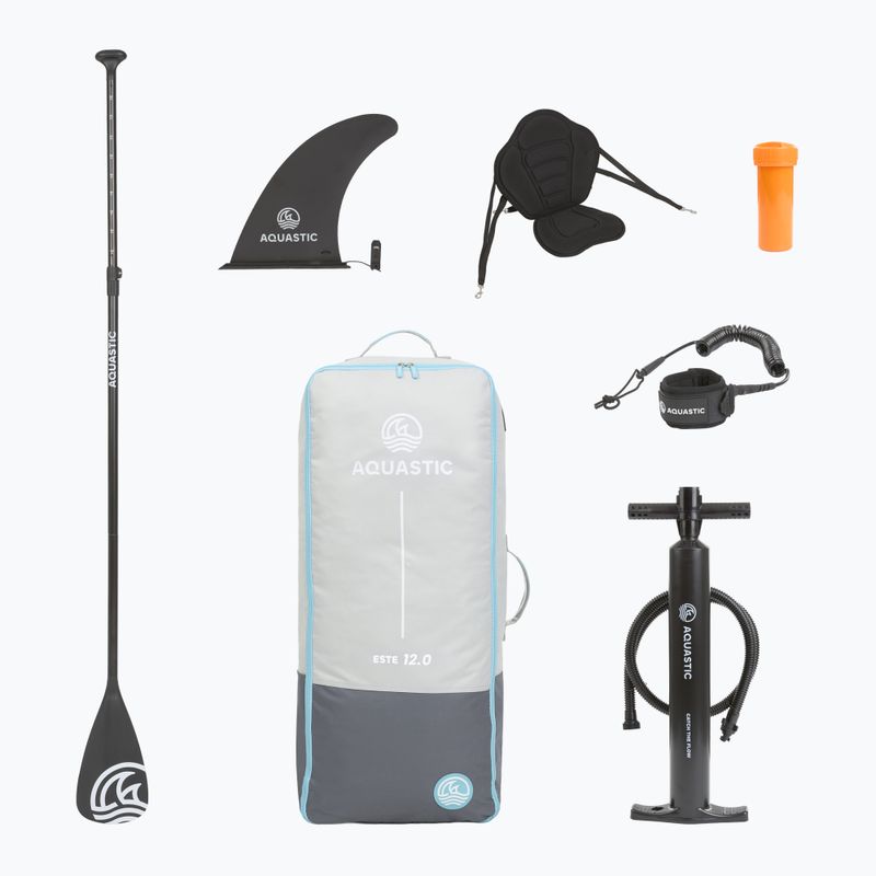 Дошка SUP AQUASTIC Este 12'0" блакитний 19