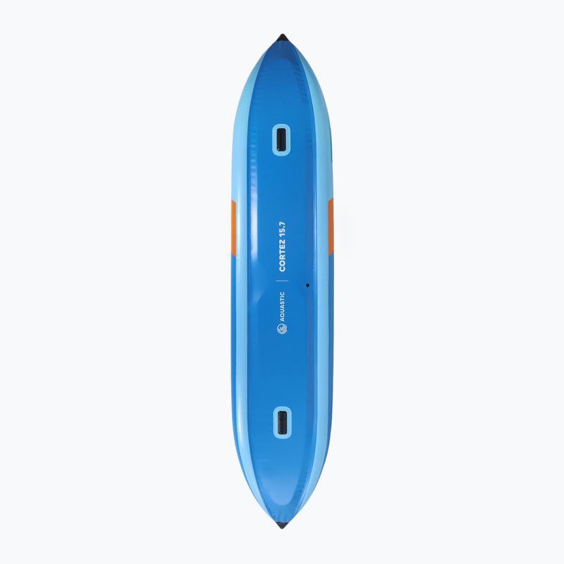 Байдарка надувна тримісна AQUASTIC Cortez 15'7" hybrid blue 4