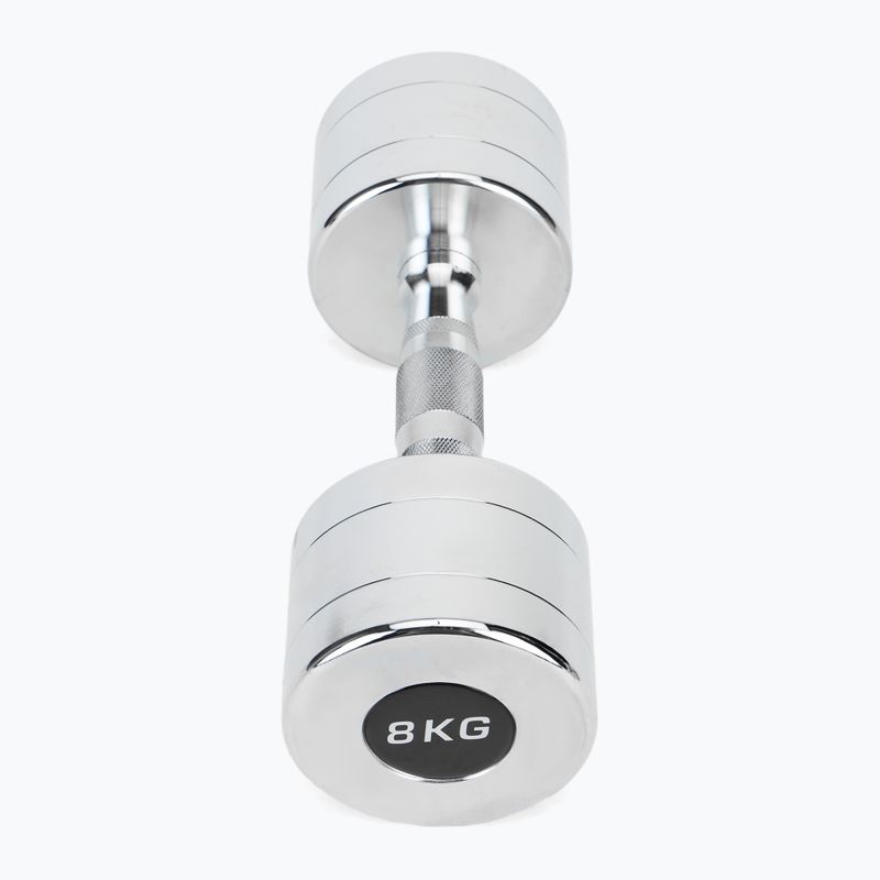 Гантелі хромовані XTREXO 2x8 кг срібний 3