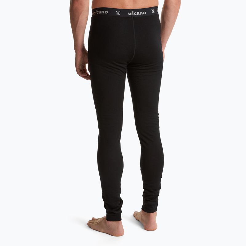 Штани термоактивні чоловічі WOOLCANO 100% Merion PANT0539 чорний 3