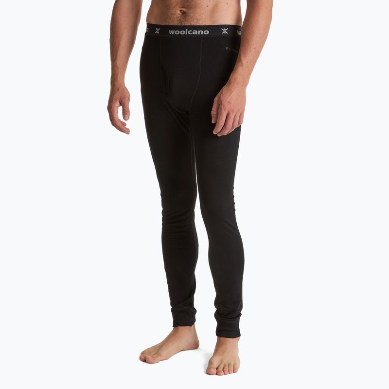 Штани термоактивні чоловічі WOOLCANO 100% Merion PANT0539 чорний 4