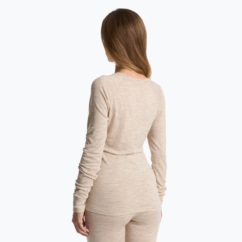 Комплект білизни термічної жіночий WOOLCANO Merino 100% SET0543 бежевий 4