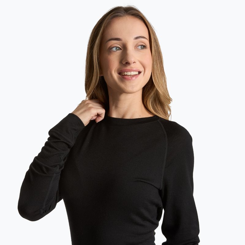 Кофта термоактивна жіноча WOOLCANO 100% Merino TOP0541 чорний 5
