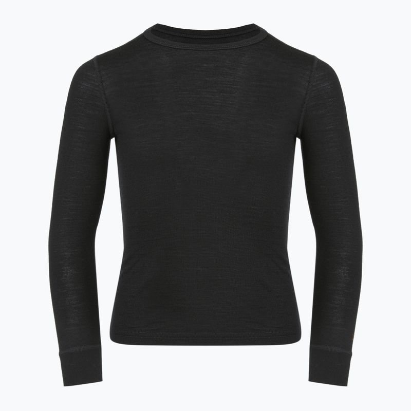 Кофта термоактивна дитяча WOOLCANO термоактивна 100% MERINO TOP00947 чорний 3