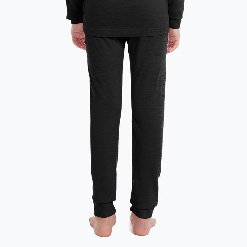 Штани термоактивні дитячі WOOLCANO Merino 100% PANT0975 чорний 2