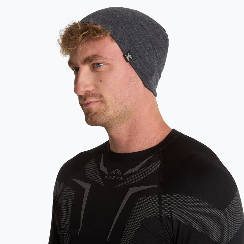 Шапка WOOLCANO MERINO 100% HAT0441 сірий
