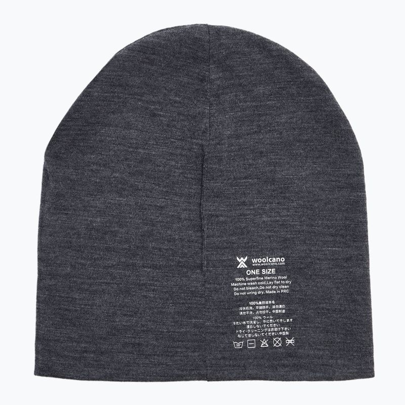 Шапка WOOLCANO MERINO 100% HAT0441 сірий 5