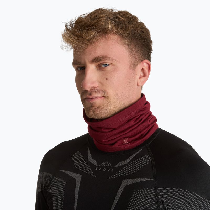 Снуд WOOLCANO Merino 100% SPT24-33 бордовий