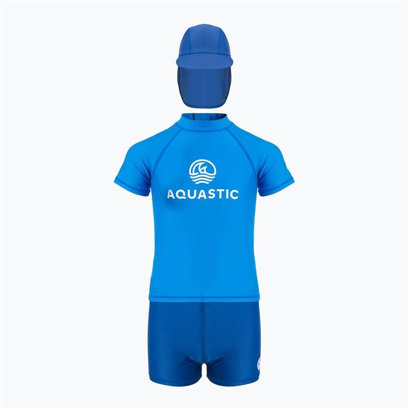 Комплект для плавання дитячий AQUASTIC UV 50+ UPF Marimo JRB синій/блакитний