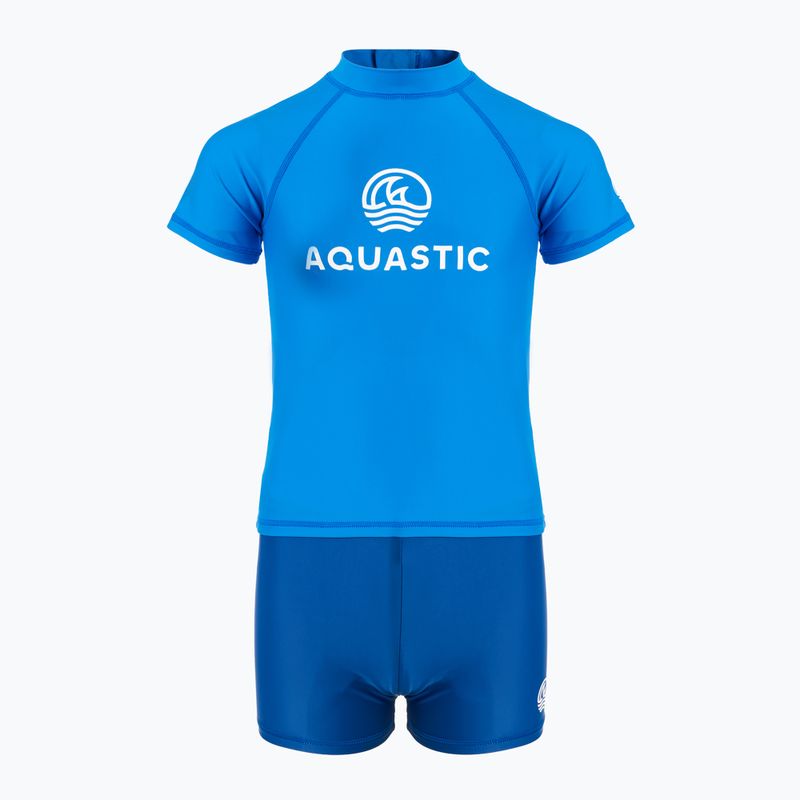 Комплект для плавання дитячий AQUASTIC UV 50+ UPF Marimo JRB синій/блакитний 2