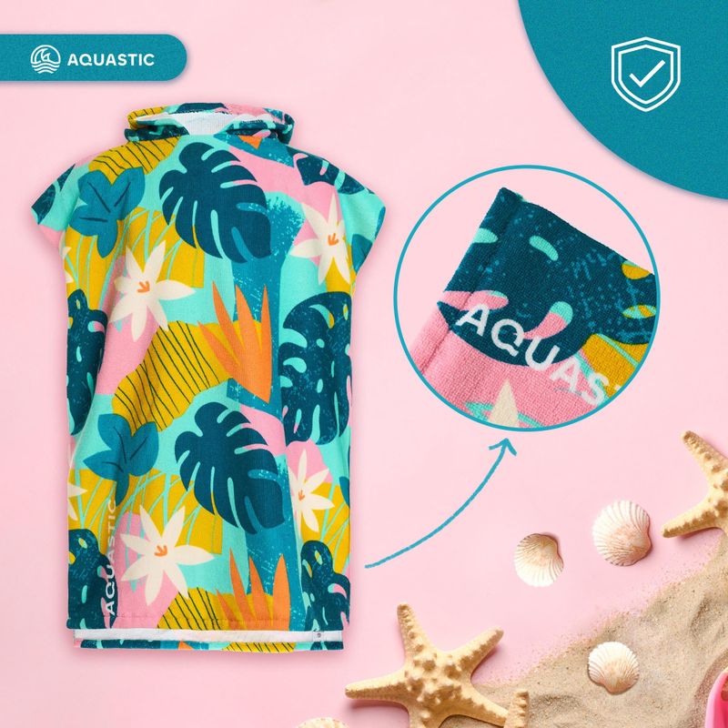 Пончо дитяче AQUASTIC Sunny JR квіти 16