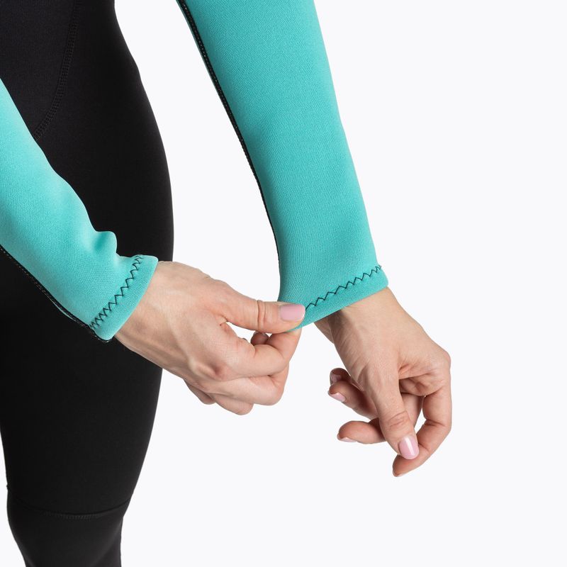 Гідрокостюм жіночий AQUASTIC Wavey LG WMNS 2 мм чорний/м'ятний 6