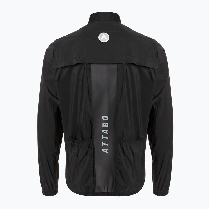 Велосипедна куртка ATTABO Cahayo Jacket Windproof чорна 6