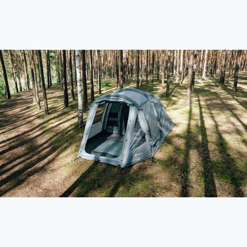 Надувна кемпінгова палатка на 4 особи KADVA AIRcamp 4.4 зелена 4
