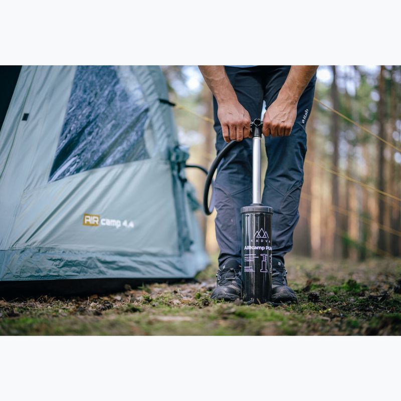 Надувна кемпінгова палатка на 4 особи KADVA AIRcamp 4.4 зелена 26