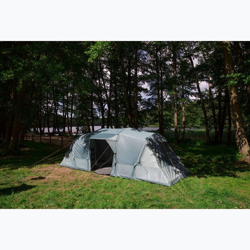 Надувна кемпінгова палатка на 6 осіб KADVA AIRcamp 6.33 зелена 4