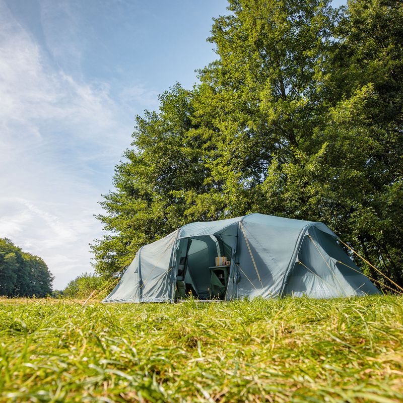 Надувна кемпінгова палатка на 8 осіб KADVA AIRcamp 8.44 зелена 5