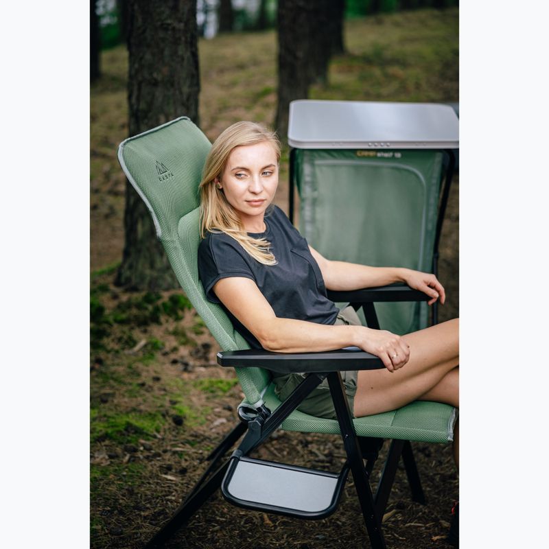 Туристичний стілець KADVA CAMPchair 3.0 зелений 7