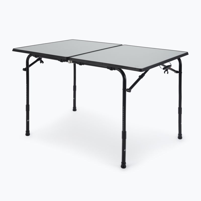 Складаний туристичний стіл KADVA CAMPtable великий для 4-6 осіб сірий