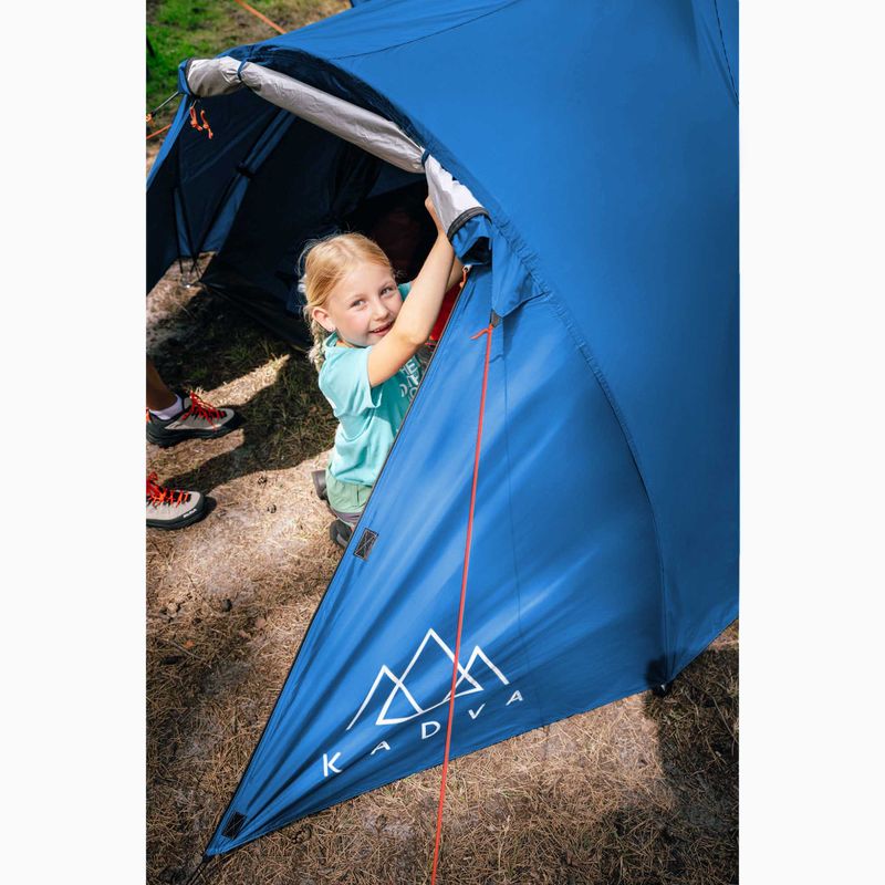 3-місний кемпінговий намет KADVA CAMPdome 3 синій 4