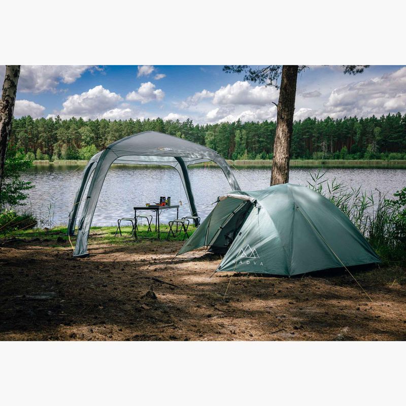 3-місний кемпінговий намет KADVA CAMPdome 3 зелений 2