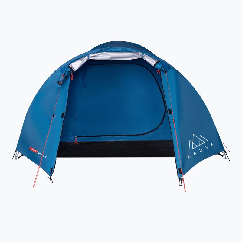 Палатка кемпінгова 4-місна KADVA CAMPdome 4 синя 6