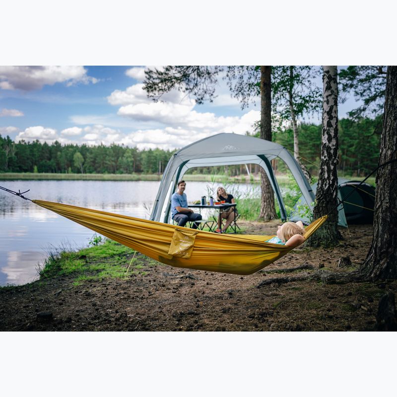 Туристичний гамак KADVA Sailo Hammock ультралегкий жовтий 2