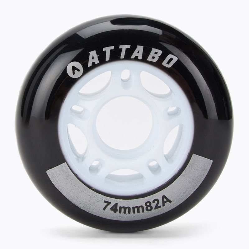 Колеса для роликових ковзанів ATTABO Wheels 74 мм 4 шт. чорний