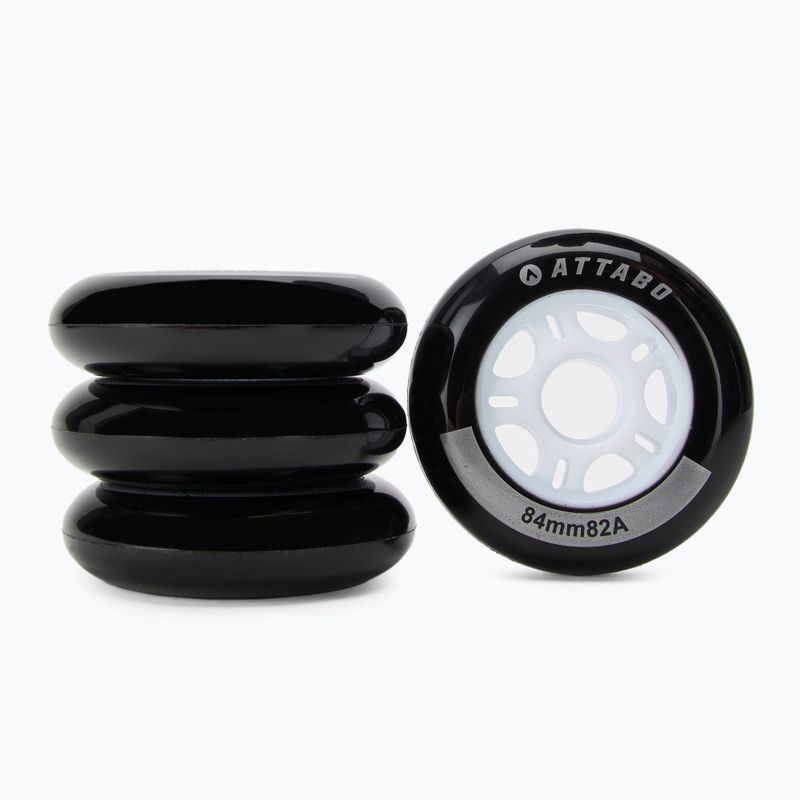 Колеса для роликових ковзанів ATTABO Wheels 84 мм 4 шт. чорний 2