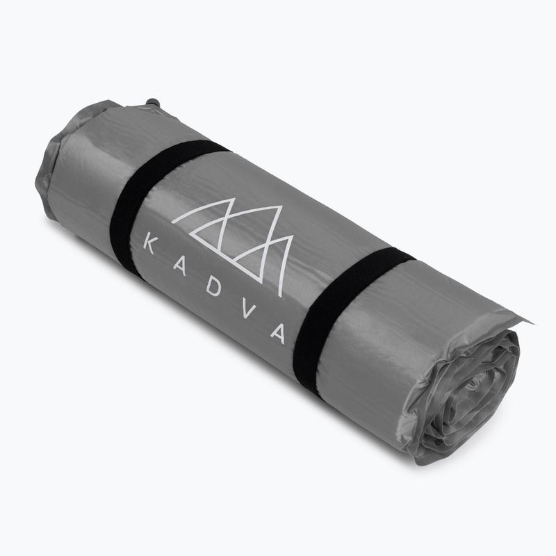 Самонадувний килимок KADVA Aero Pro 5 см сірий 8