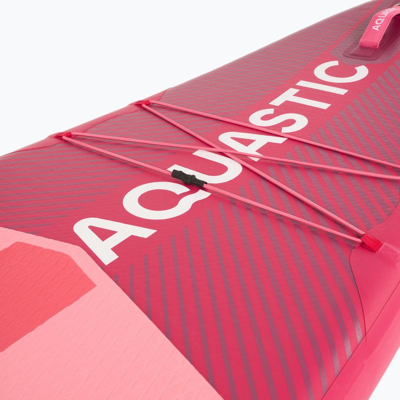 Набір дошка SUP надувна AQUASTIC Perth 9'10" pink 7