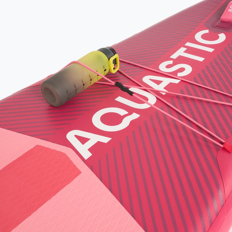 Набір дошка SUP надувна AQUASTIC Perth 9'10" pink 11