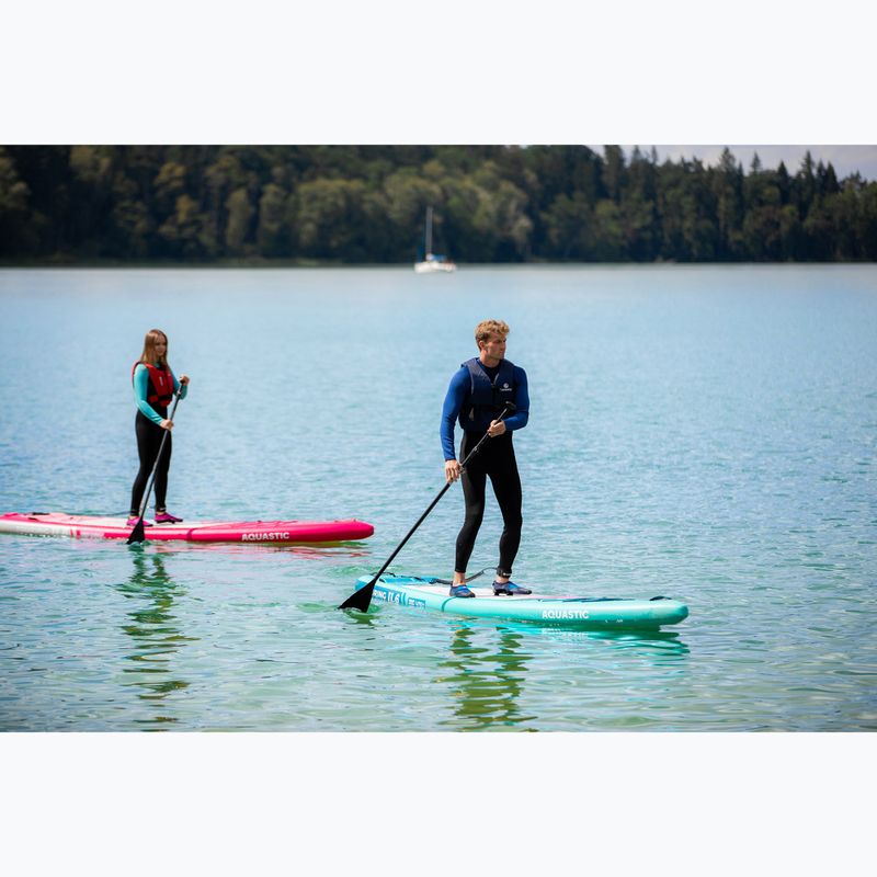 Набір дошка SUP надувна AQUASTIC Perth 9'10" pink 20