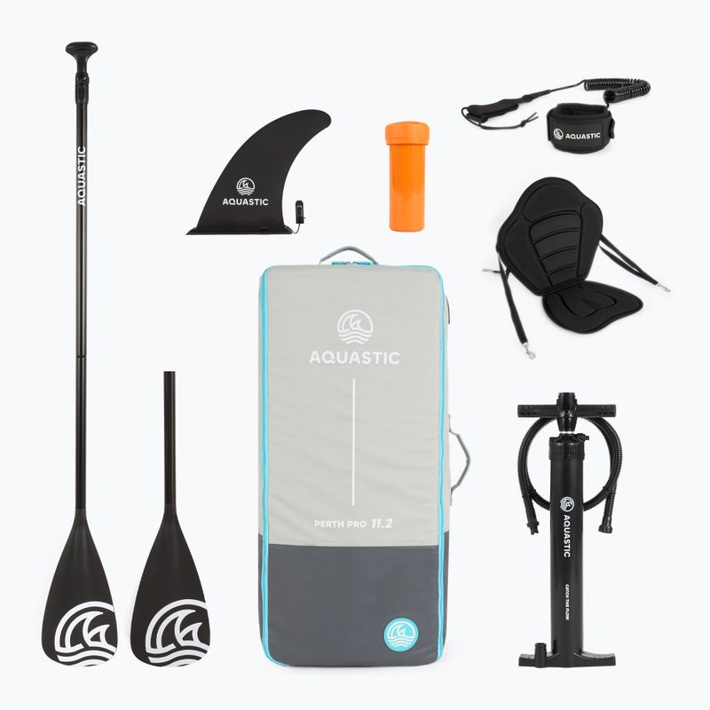 Дошка SUP AQUASTIC Perth Pro 11'2" allround білий 19